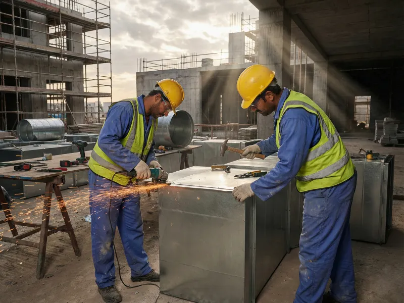 Ongoing Duct Fabrication