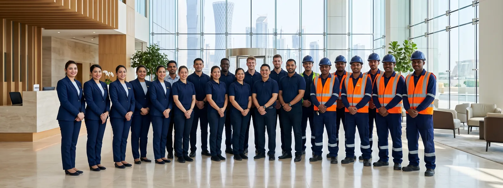 Mishka staffing team: receptionists, sales staff, merchandisers and technicians